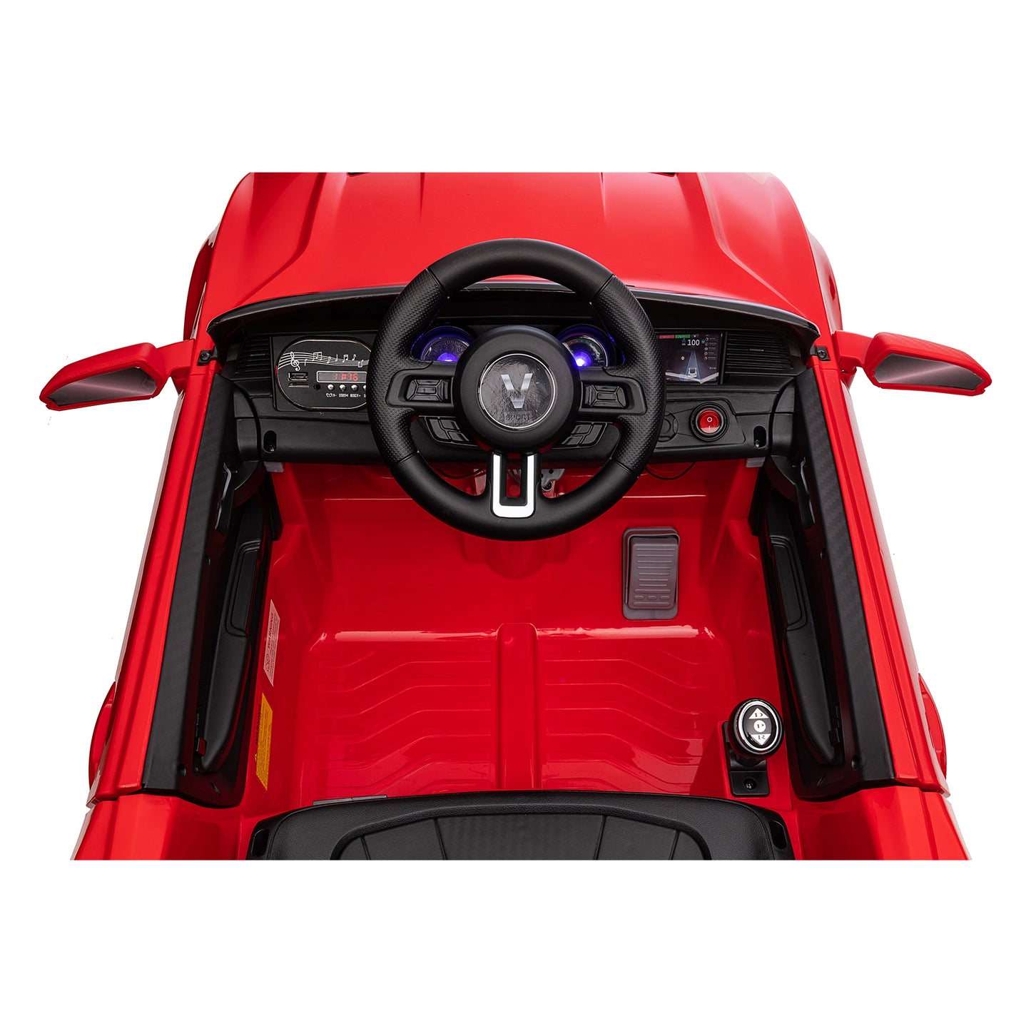 2024 Mustang Style 12V DELUXE Kids Ride On Car 
Red