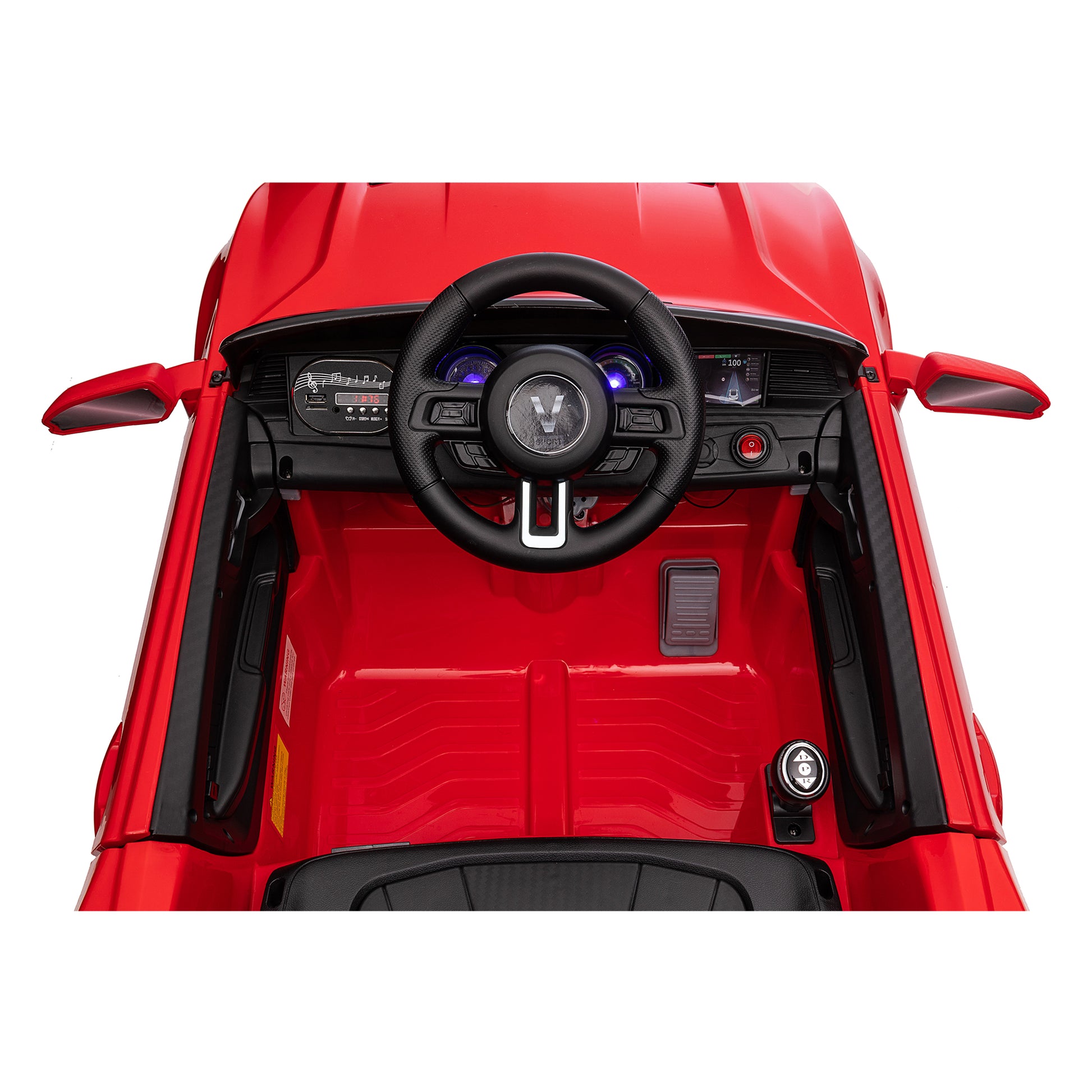 2024 Mustang Style 12V DELUXE Kids Ride On Car 
Red