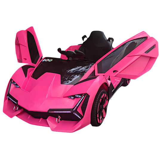 2025 Lamborghini Style NEL-603 12V One Seater Kids Ride On Car Pink
