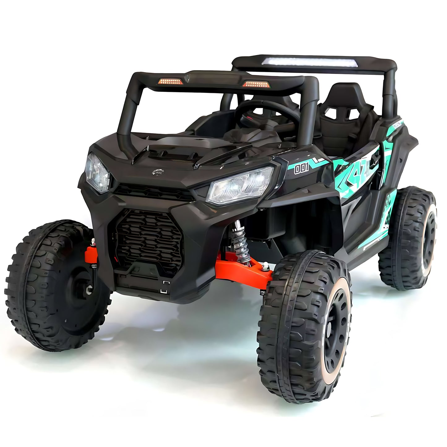 2025 XXL UTV Buggy NEL-913 Two Seater 24V Kid Ride on Car Black