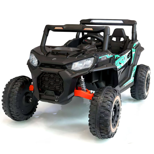 2025 XXL UTV Buggy NEL-913 Two Seater 24V Kid Ride on Car Black