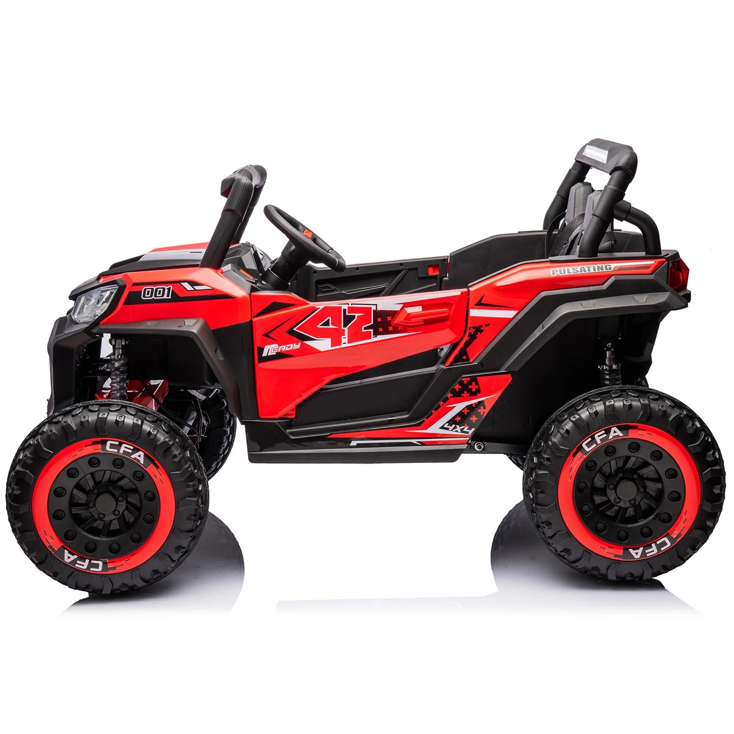 2024 XXL UTV Buggy NEL-913 Two Seater 24V Kid Ride on Car Red