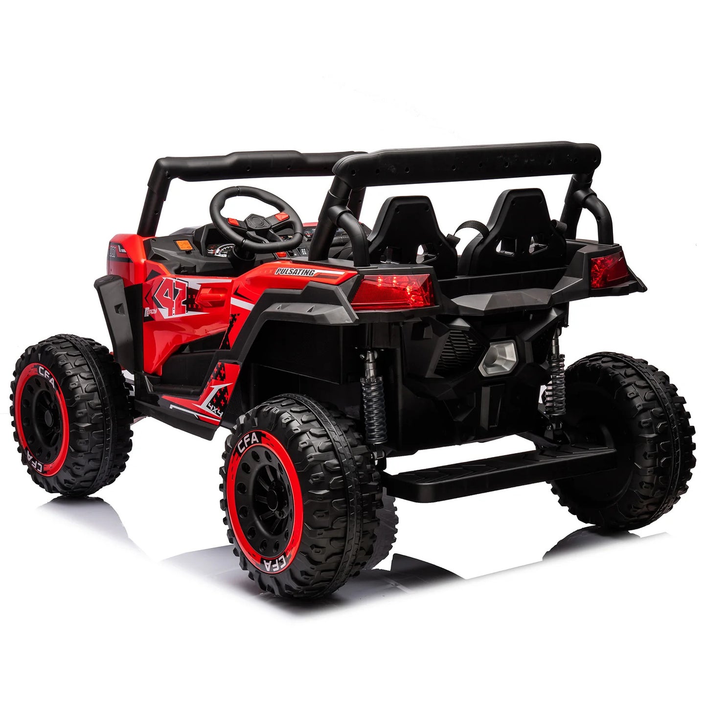 2024 XXL UTV Buggy NEL-913 Two Seater 24V Kid Ride on Car Red