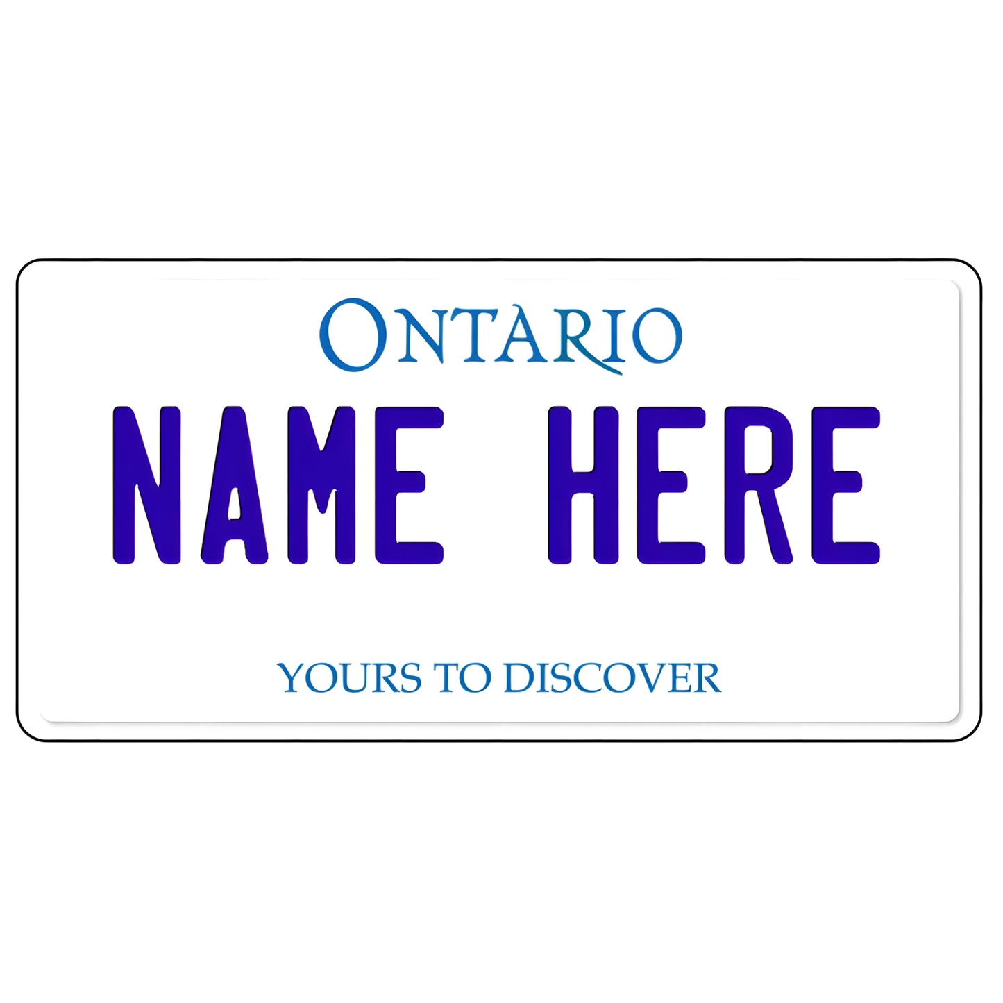 Personalized Custom License Plate for Kids Ride on Car