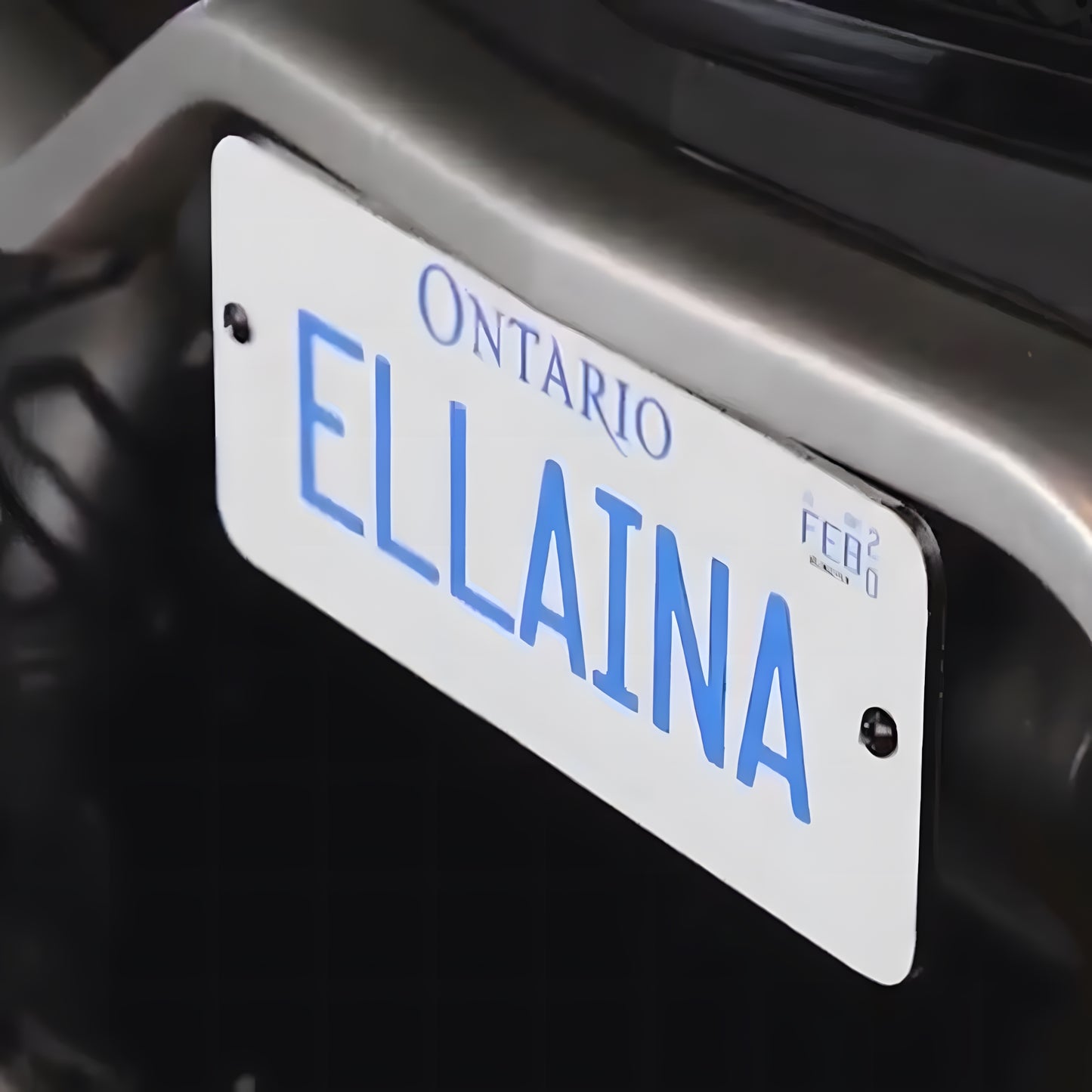 Personalized Custom License Plate for Kids Ride on Car
