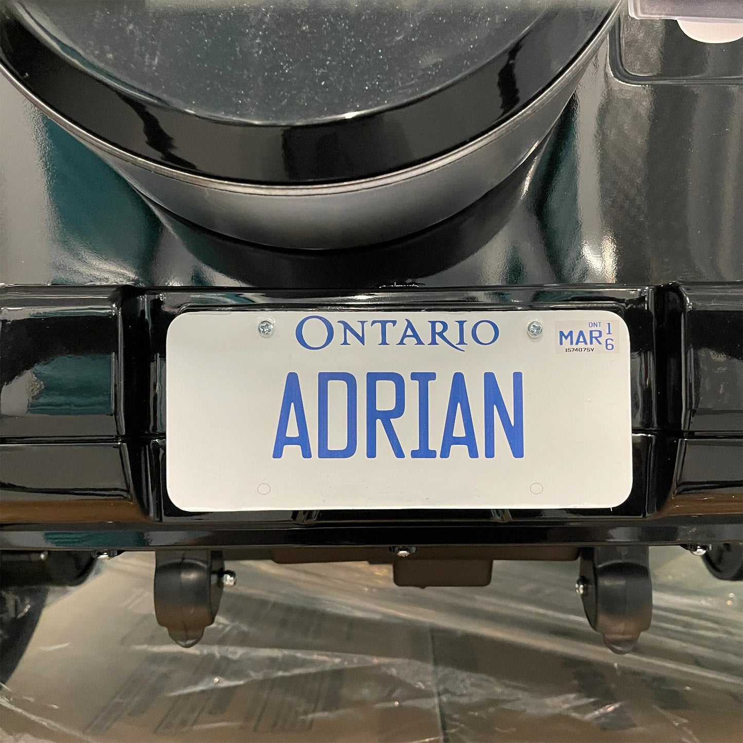 Personalized Custom License Plate for Kids Ride on Car