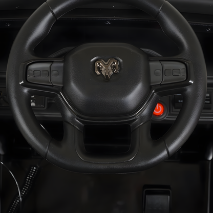 Licensed Dodge Police RAM Mammoth 1000 24V 4X4 Ride on Car