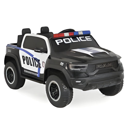 Licensed Dodge Police RAM Mammoth 1000 24V 4X4 Ride on Car
