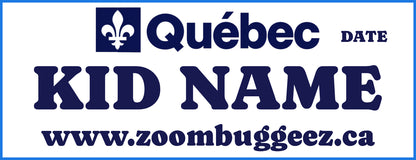 Personalized Custom License Plate for Kids Ride on Car