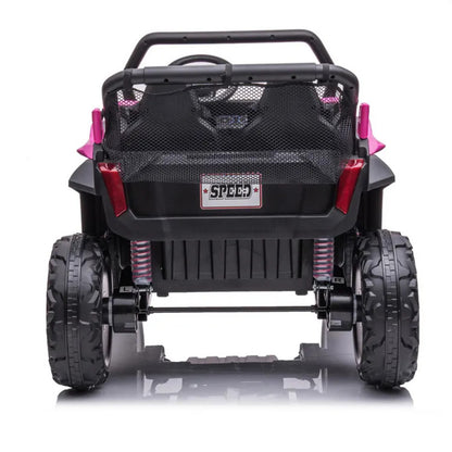 2025 Newest Model UTV Buggy S612 Two Seater 24V Kid Ride on Car Pink