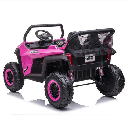 2025 Newest Model UTV Buggy S612 Two Seater 24V Kid Ride on Car Pink