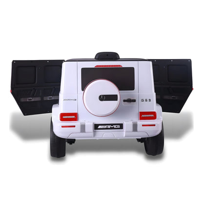 Licensed Mercedes-Benz AMG G63 S306 12V Kids Ride On Car G Wagon White