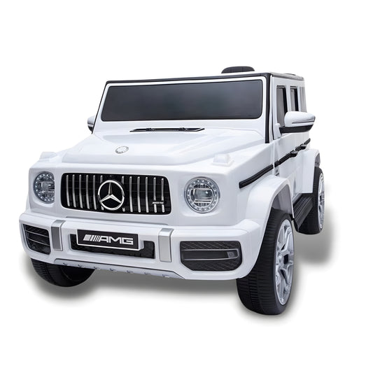 Licensed Mercedes-Benz AMG G63 S306 12V Kids Ride On Car G Wagon White