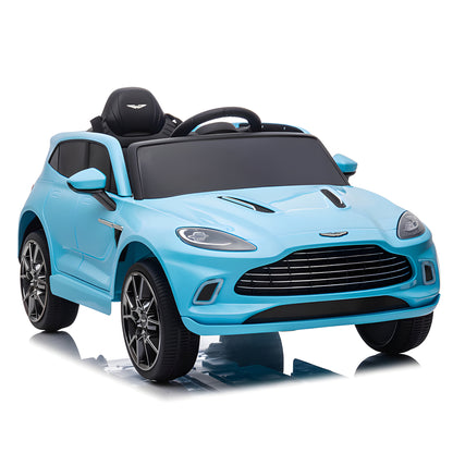 Aston Martin DB X S310 12V Kids Ride On Car Blue
