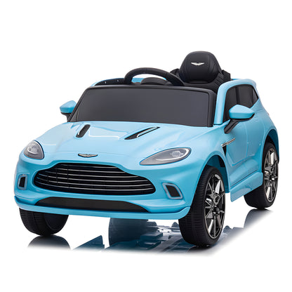 Aston Martin DB X S310 12V Kids Ride On Car Blue