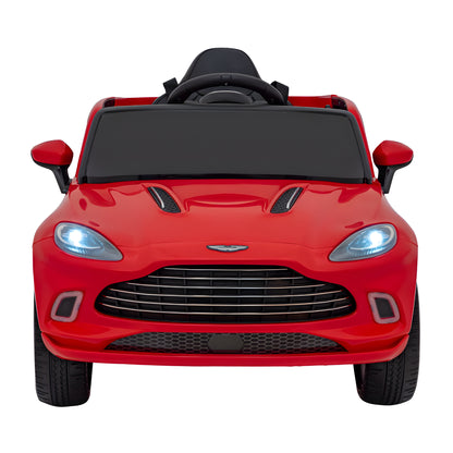 Aston Martin DB X S310 12V Kids Ride On Car Red