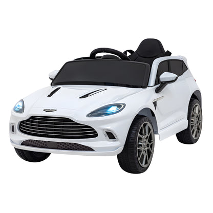 Aston Martin DB X S310 12V Kids Ride On Car White