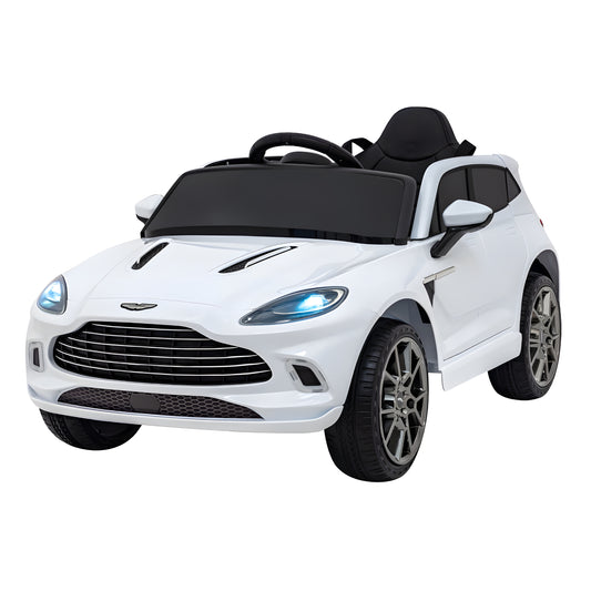 Aston Martin DB X S310 12V Kids Ride On Car White