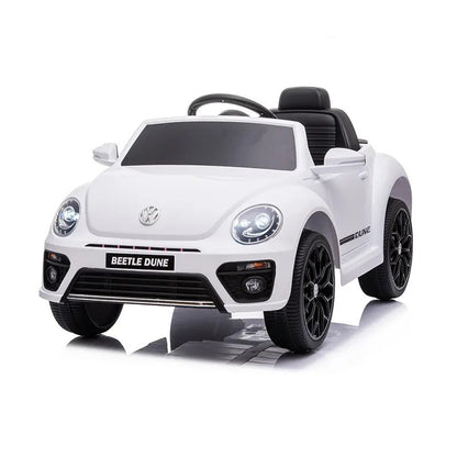 Licensed Volkswagen Beetle S503 12V Kids Ride On Car White