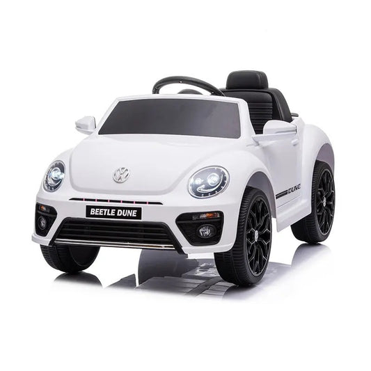 Licensed Volkswagen Beetle S503 12V Kids Ride On Car White