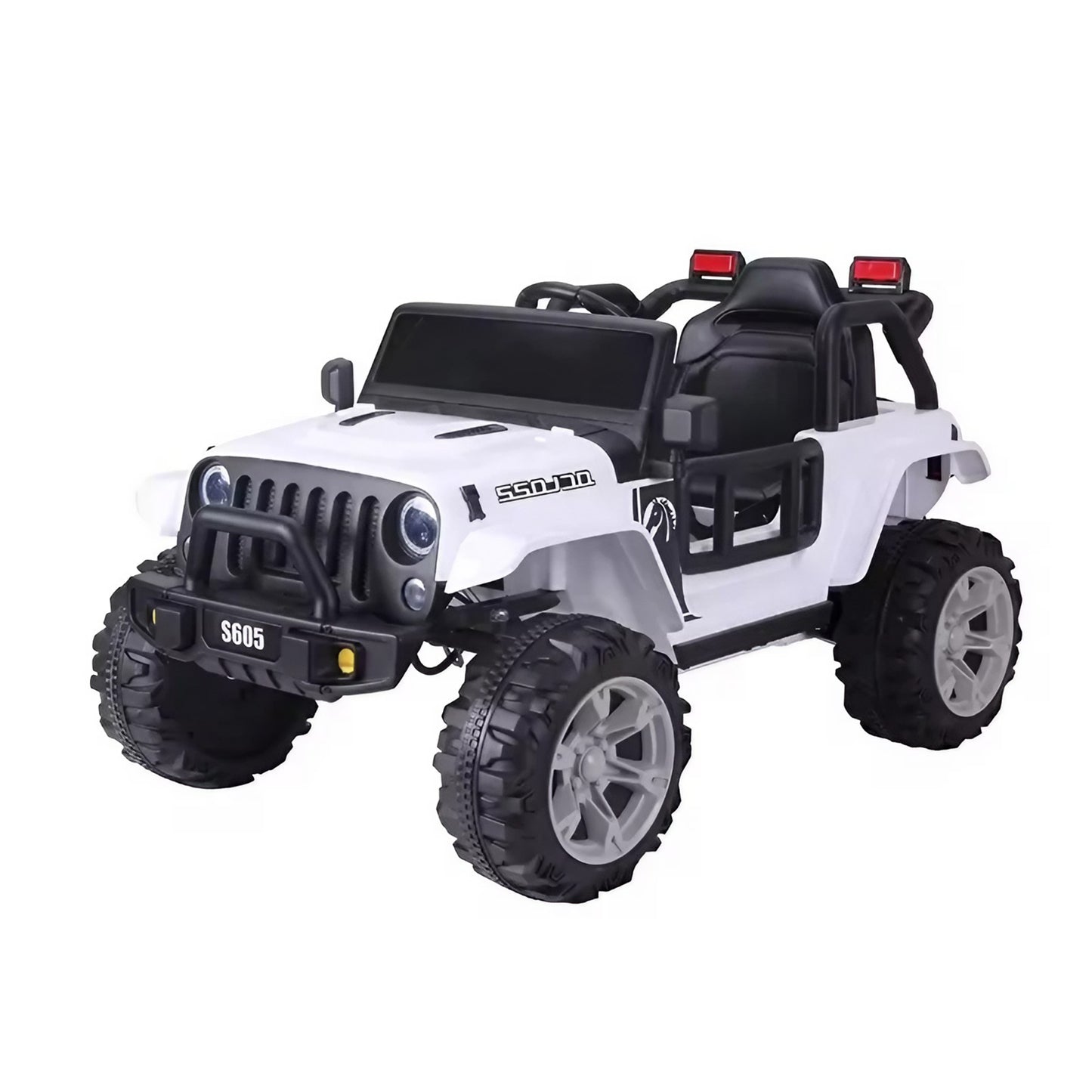 2025 S605 12V Electric Kids Ride On Jeep Wrangler Truck