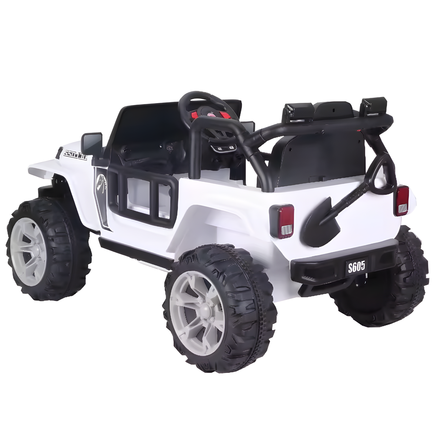 2025 S605 12V Electric Kids Ride On Jeep Wrangler Truck