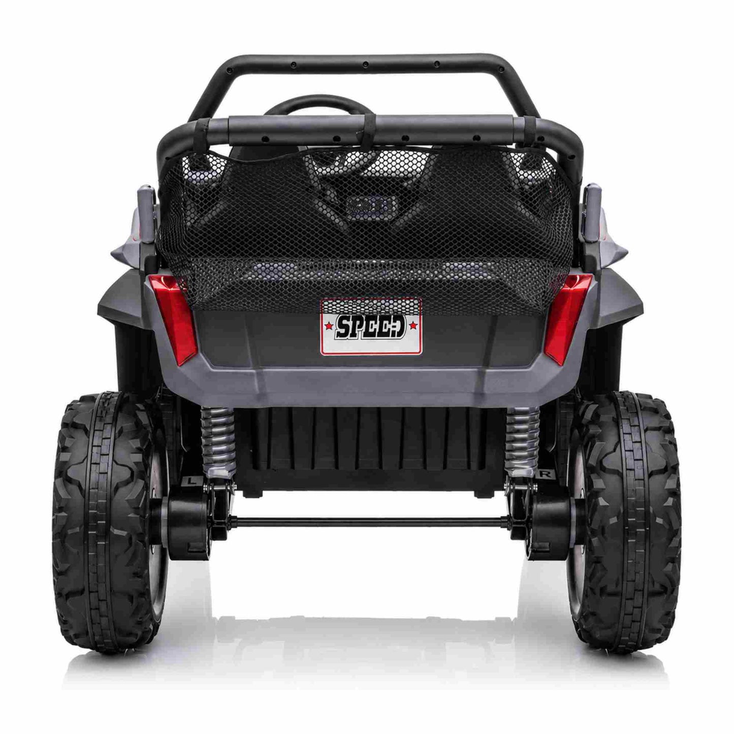 UTV Buggy S612 24V 4x4 Two Seater Kid Ride on Car Rubber Wheel Grey