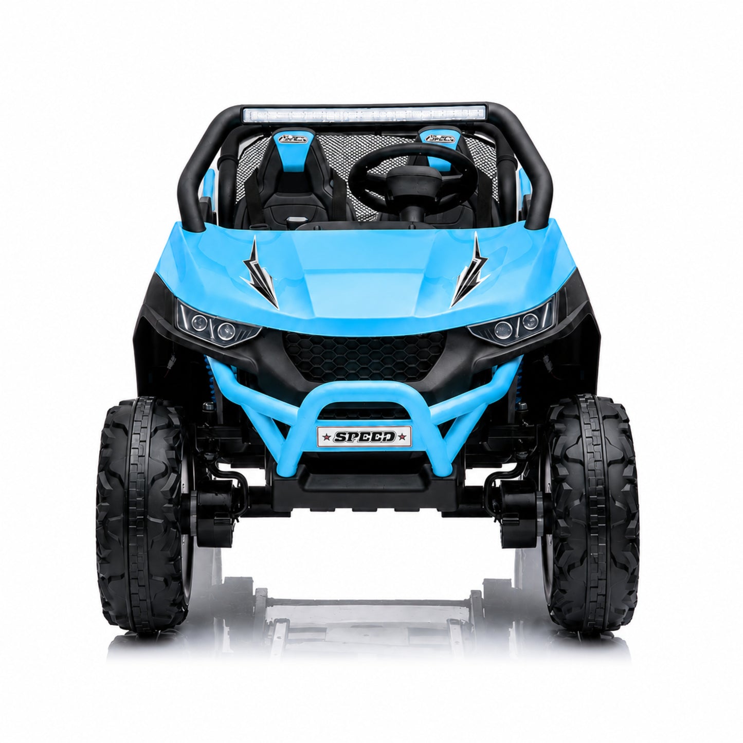 UTV Buggy S612 24V 4x4 Two Seater Kid Ride on Car Light Blue
