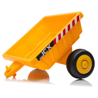 Excavator Digger S617 12V Kids Ride On Tractor with Detachable Trailer