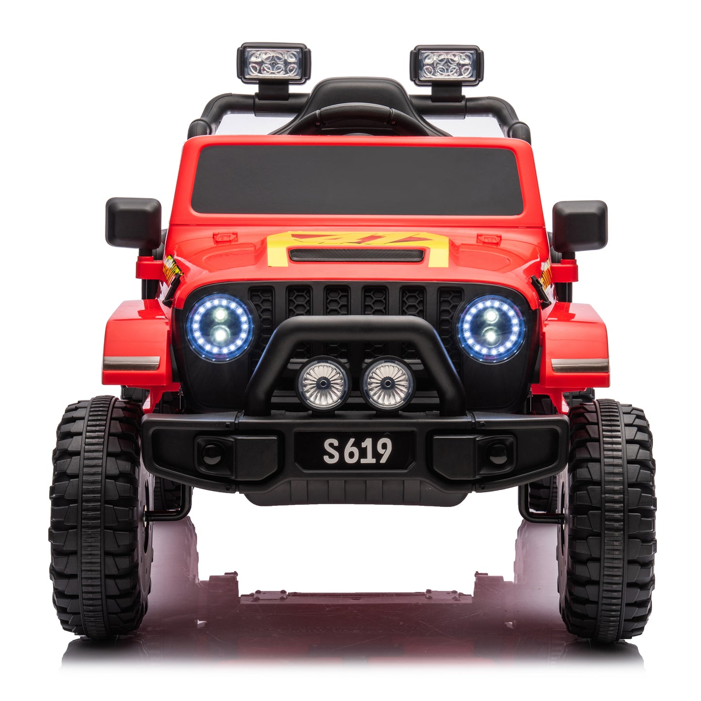 2025 S619 12V Electric Kids Ride On Jeep Wrangler Style Truck