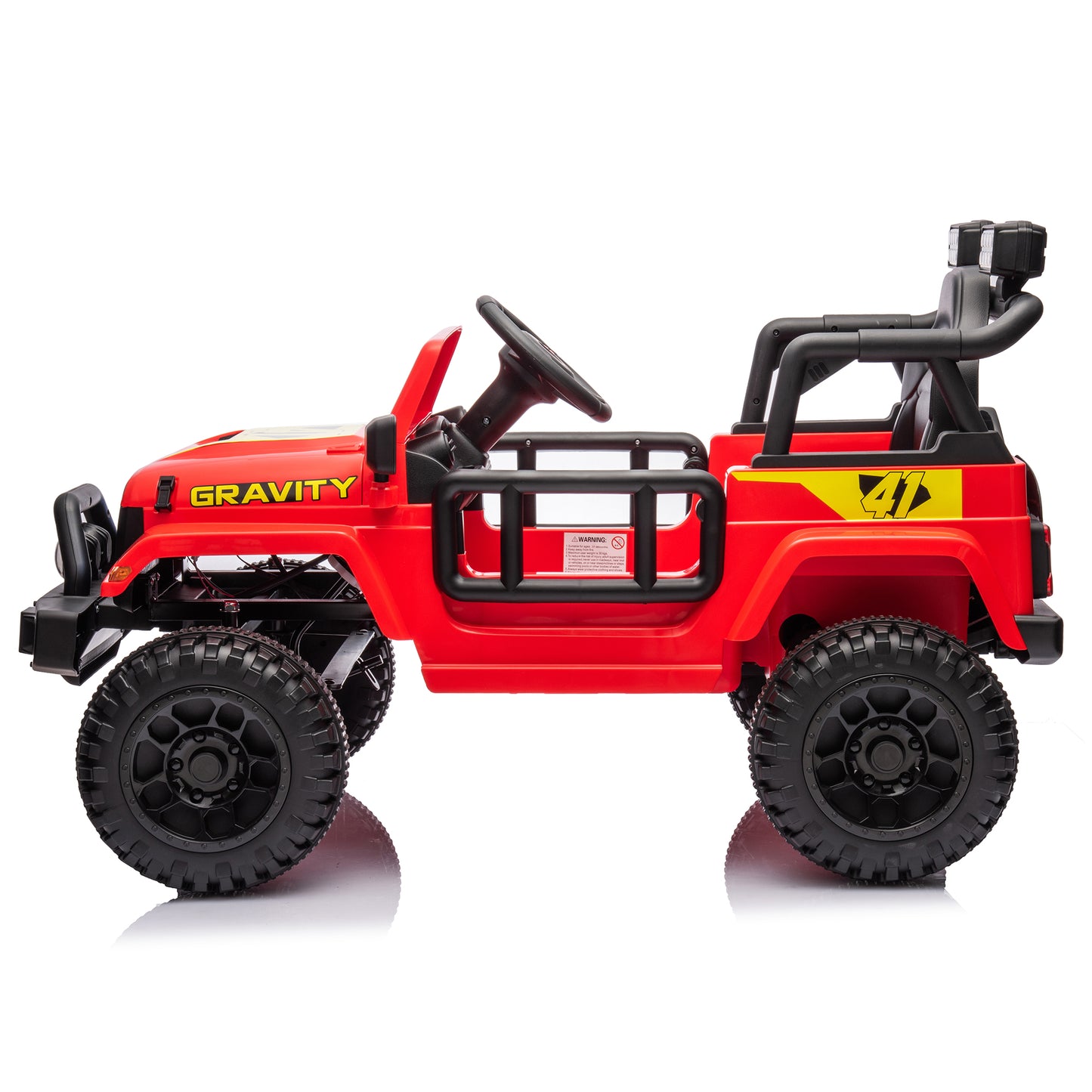 2025 S619 12V Electric Kids Ride On Jeep Wrangler Style Truck