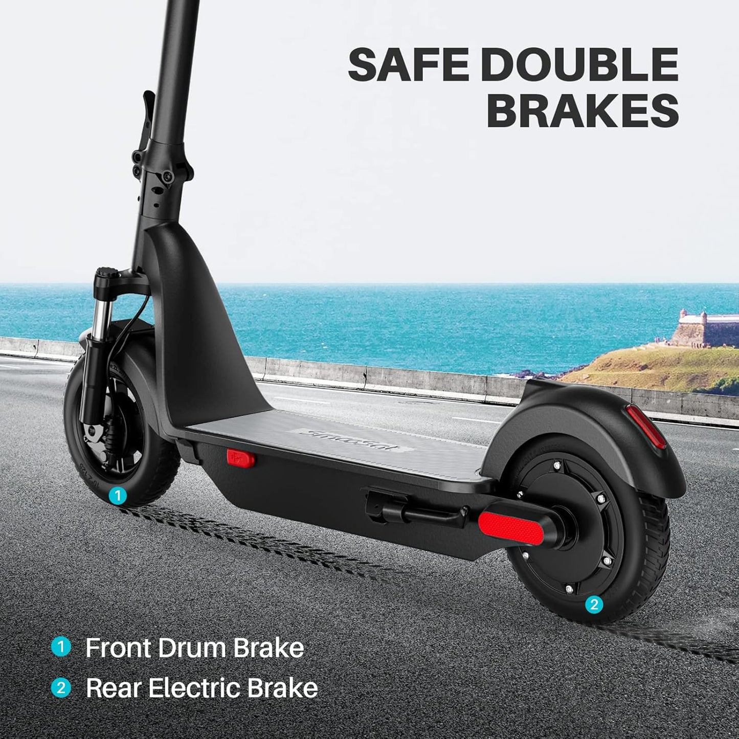 SmooSat MAX Electric Folding Scooter with Smart APP