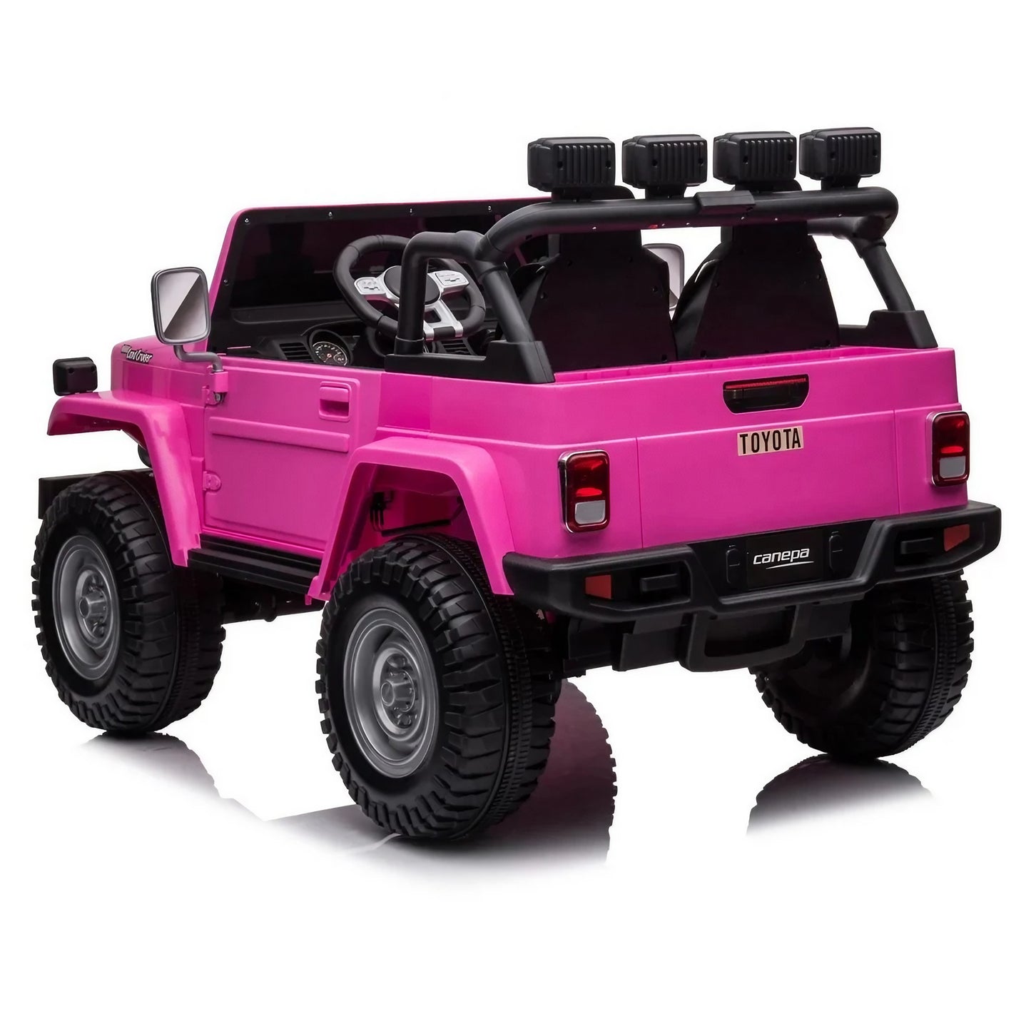 Licensed Toyota Fj-40 S316 24V DELUXE Two Seater Ride on Car Pink