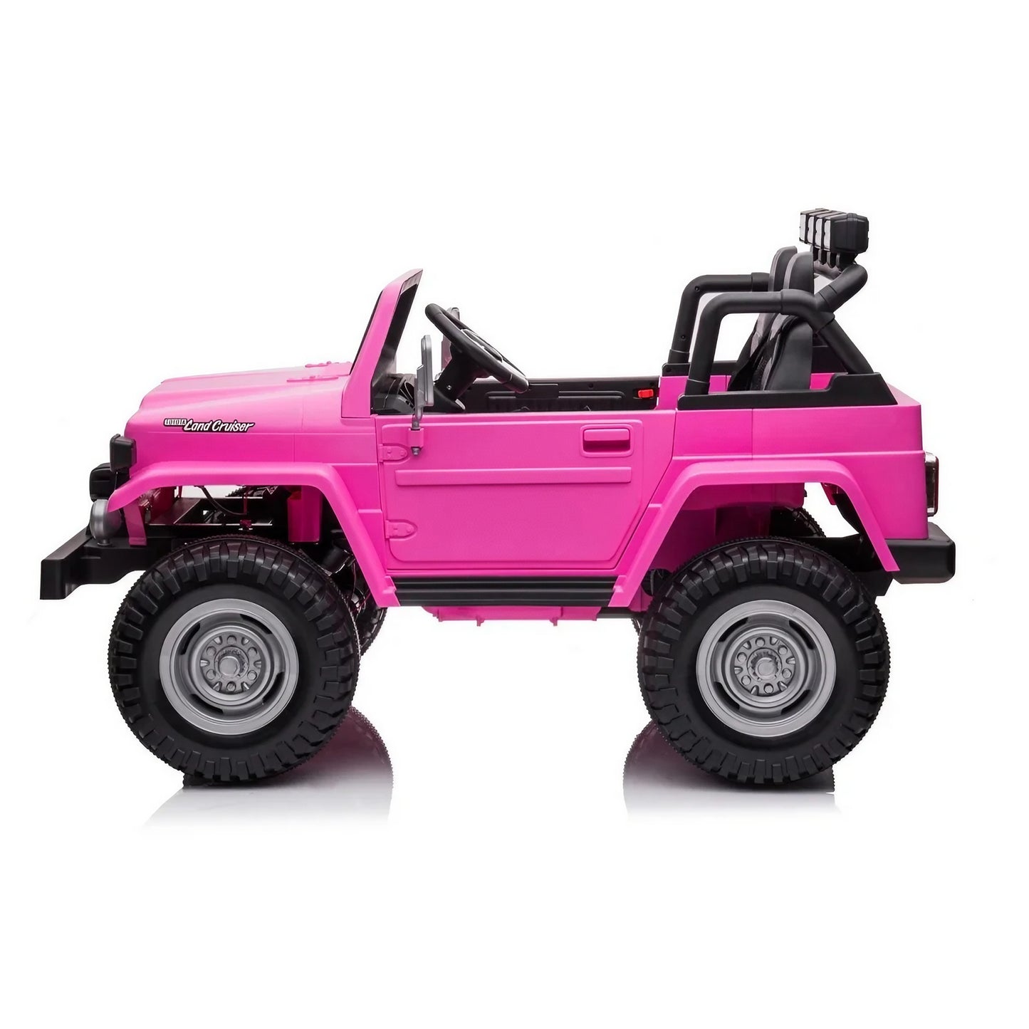 Licensed Toyota Fj-40 S316 24V DELUXE Two Seater Ride on Car Pink