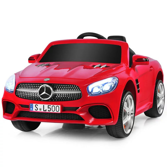 Licensed Mercedes-Benz SL500 UENJOY S301 12V Kids Ride On Car Red