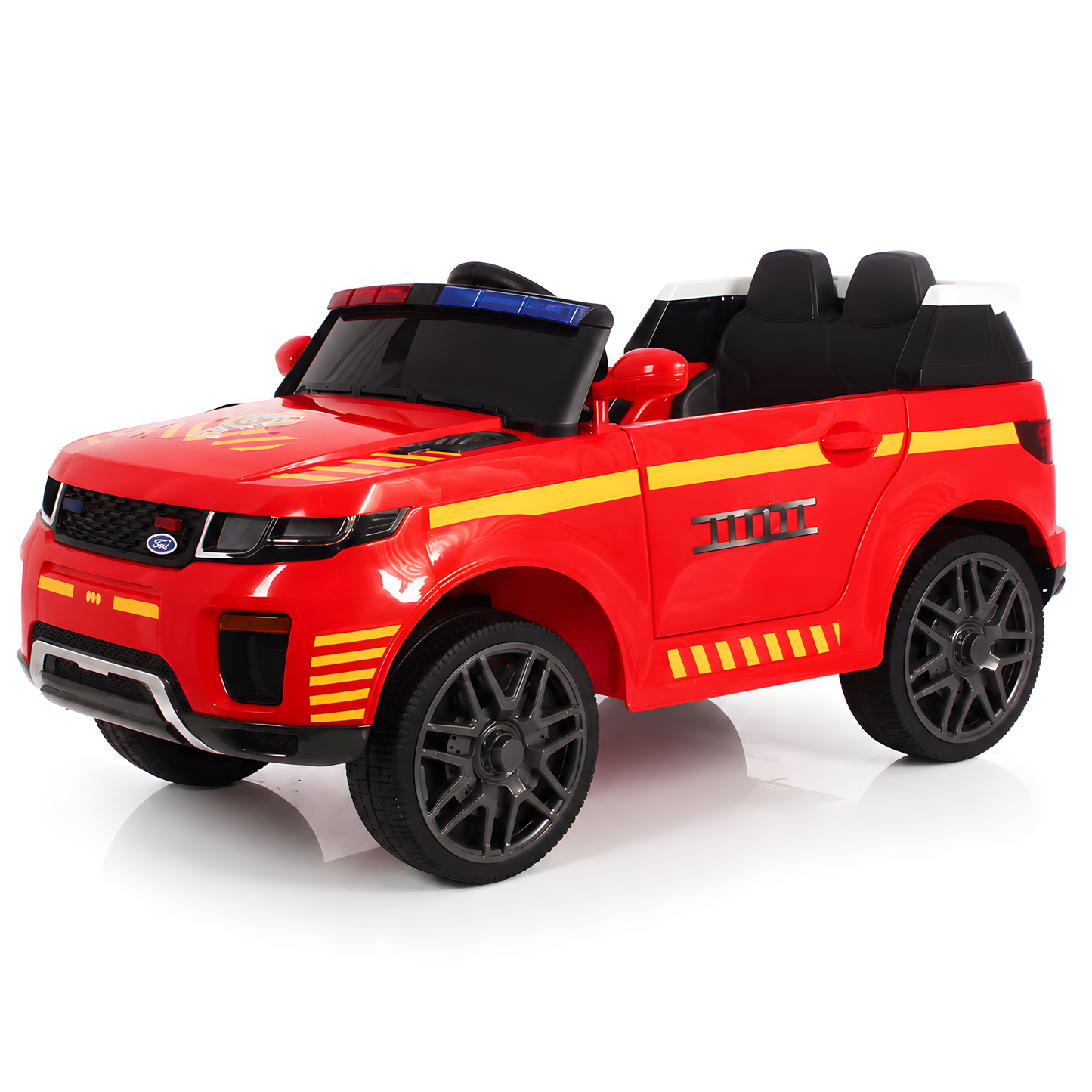 Fire Truck ZB-021F 12V Kids Ride On SUV with Walkie Talkie Rubber Wheel
