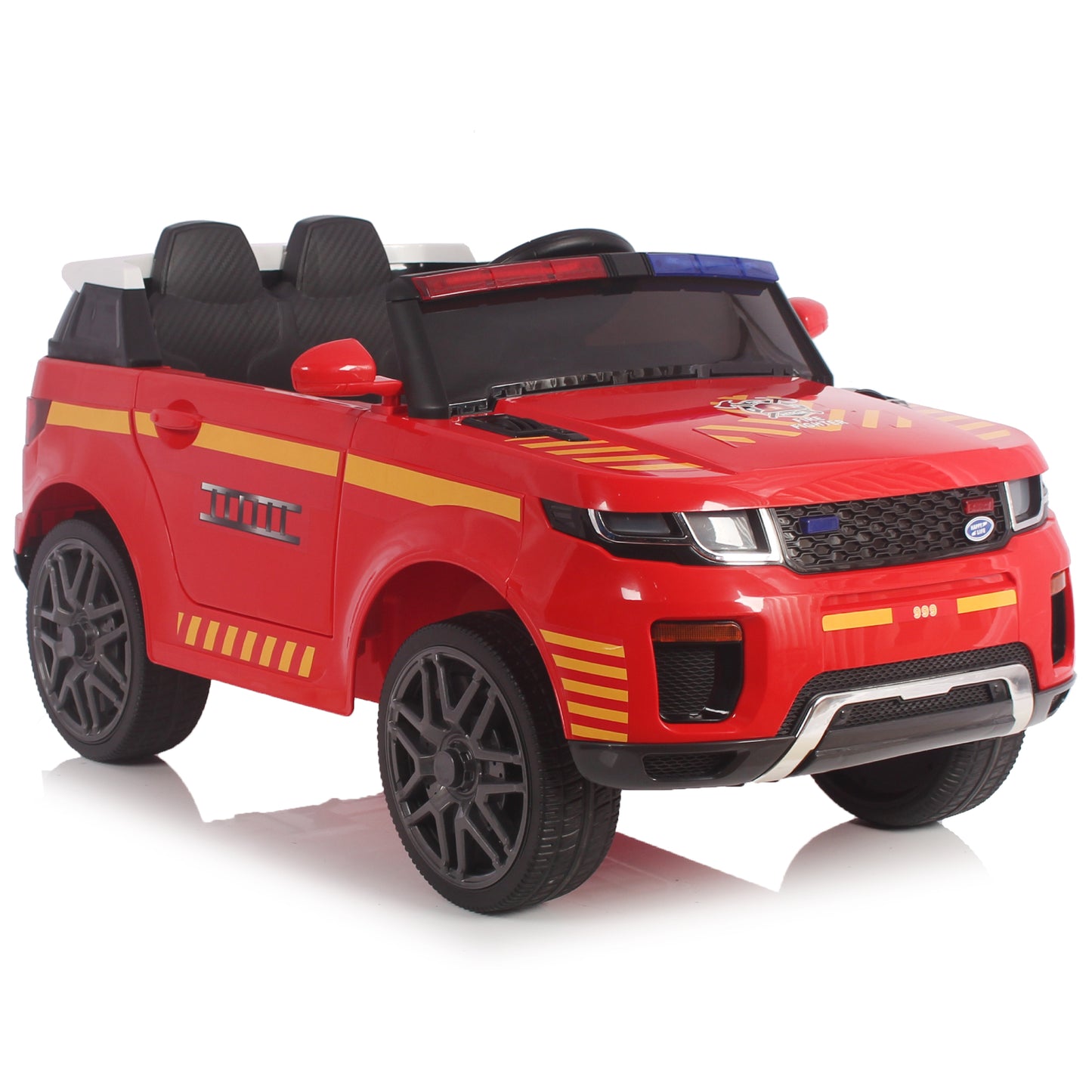 Fire Truck ZB-021F 12V Kids Ride On SUV with Walkie Talkie Rubber Wheel