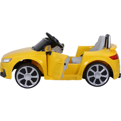 Audi TT RS ZB1198 12V Electric Kids Ride On Car Yellow