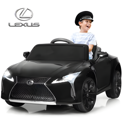 Licensed Lexus LC500 ZB1618 12V Kids Ride On Car Black