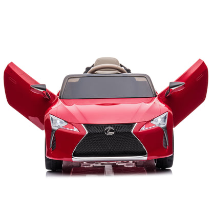 Licensed Lexus LC500 ZB1618 12V Kids Ride On Car Red
