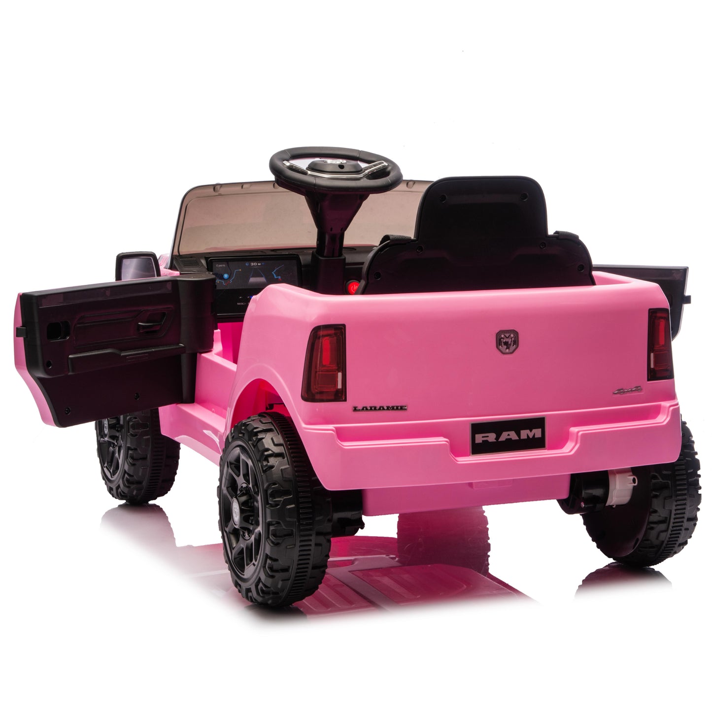 Licensed Dodge RAM 3500 ZB-2577 12V Kids Ride On Car Pink