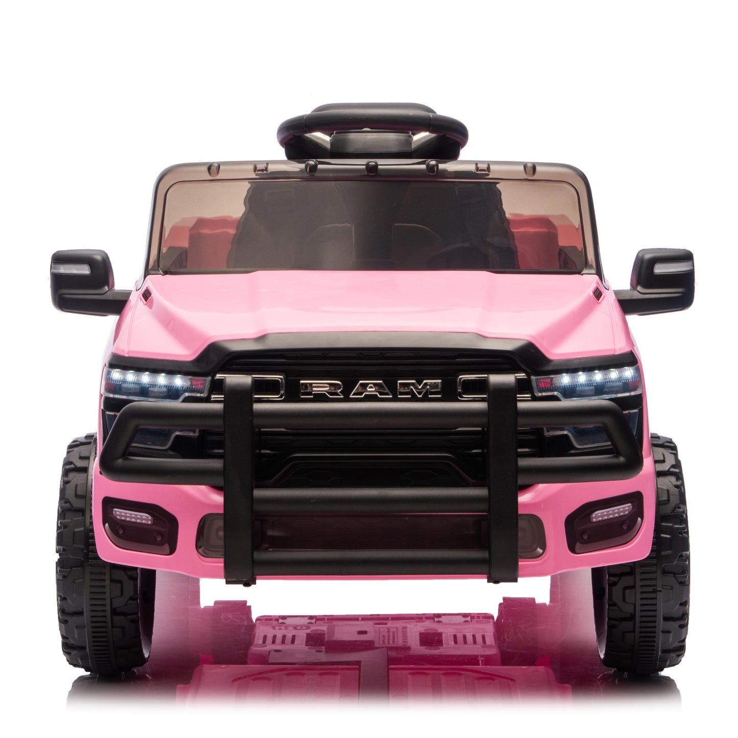 Licensed Dodge RAM 3500 ZB-2577 12V Kids Ride On Car Pink