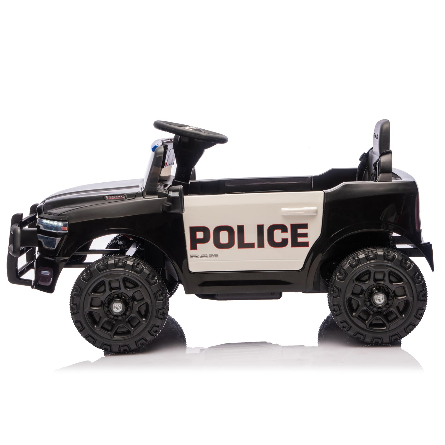 Licensed Police Dodge RAM 3500 ZB-2577 12V Kids Ride On Car