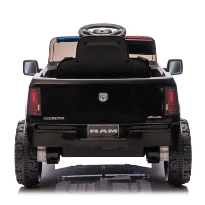 Licensed Police Dodge RAM 3500 ZB-2577 12V Kids Ride On Car