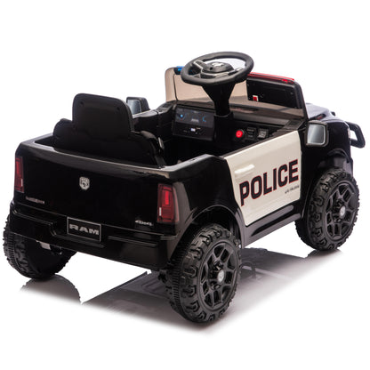 Licensed Police Dodge RAM 3500 ZB-2577 12V Kids Ride On Car