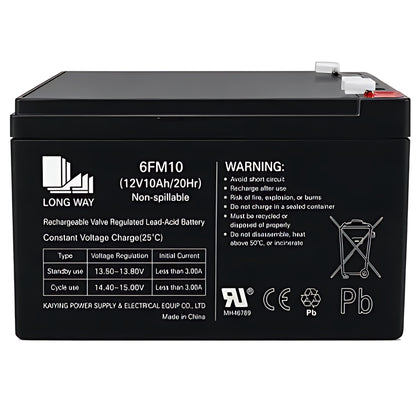 Longway 12V10AH Battery for Kids Ride on Cars
