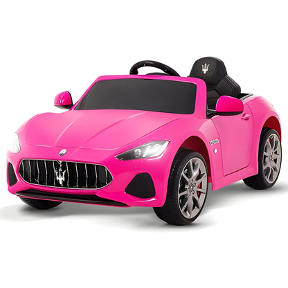 Licensed Maserati GranCabrio S302 12V Electric Kids Ride On Car Pink