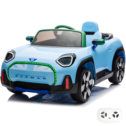 Mini Concept Aceman 12V Electric Kids Ride On Car Blue