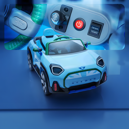Mini Concept Aceman 12V Electric Kids Ride On Car Blue
