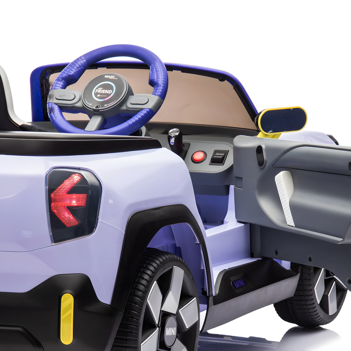 Mini Concept Aceman 12V Electric Kids Ride On Car Purple